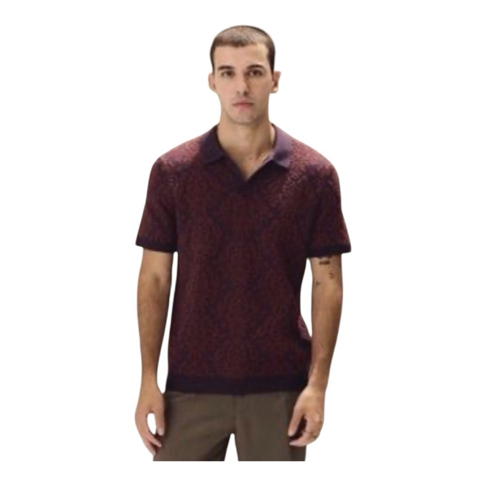 NWT Truth by Republic Burgundy Polo Shirt- L